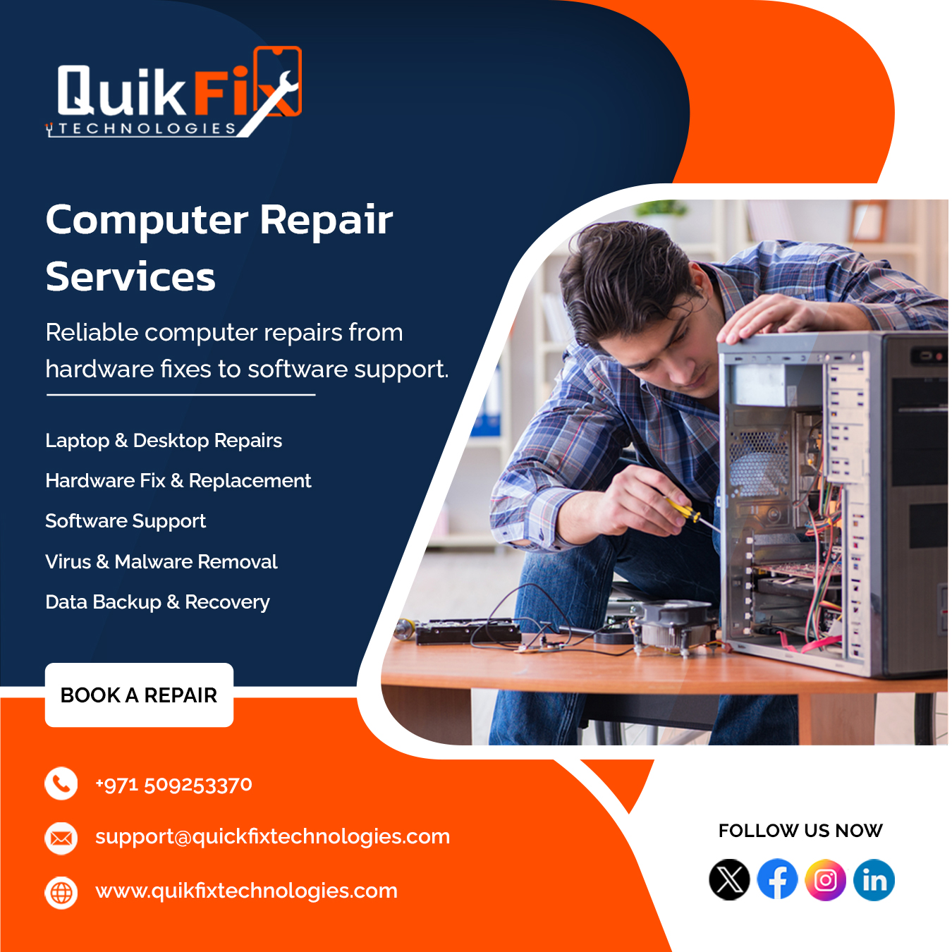 Laptop Screen Repair UAE